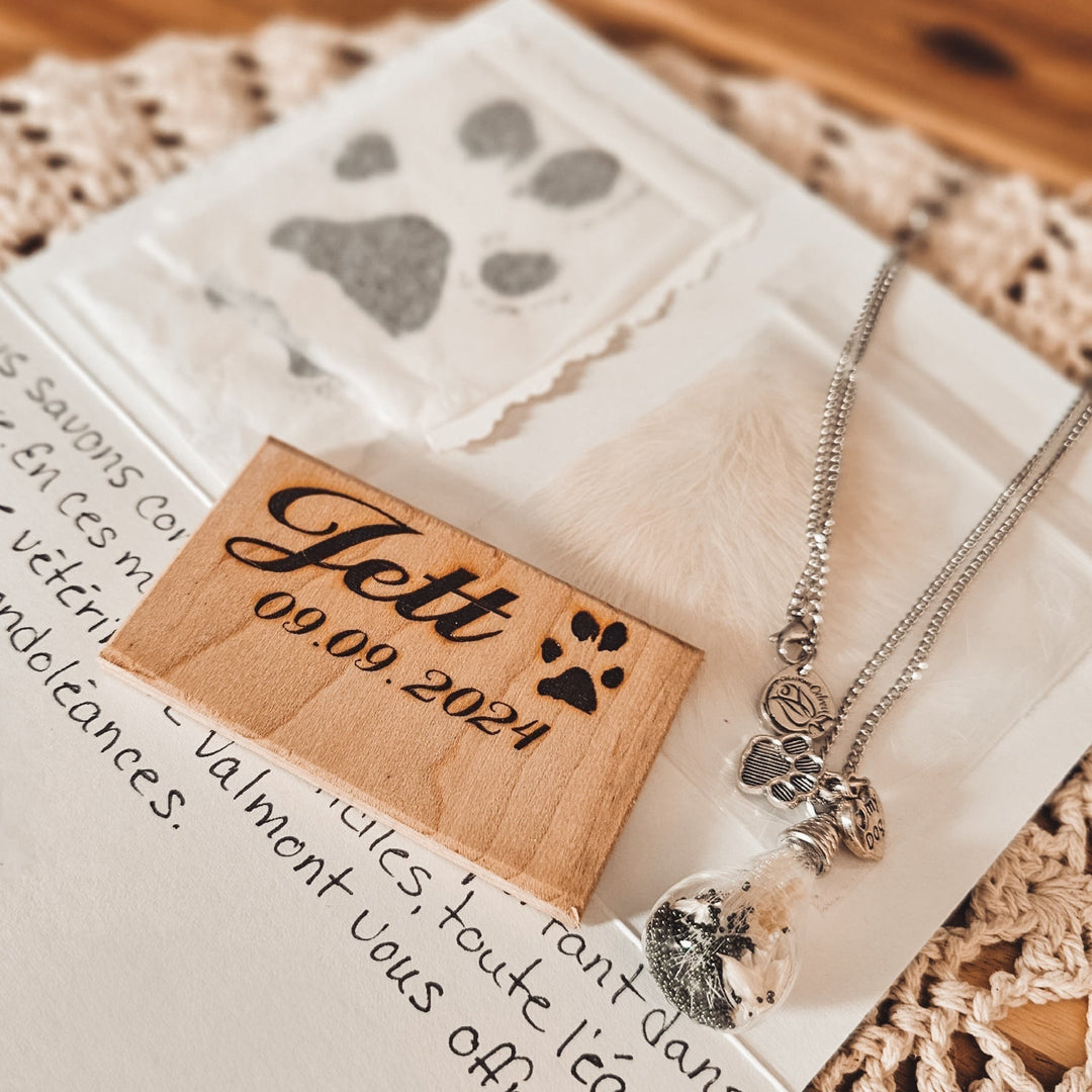 Deuil animalier : hommage et souvenir pour son animal - Créations Odrey