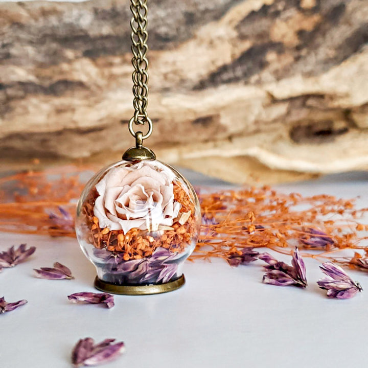 Pendentif avec fleurs - Douceur sincère