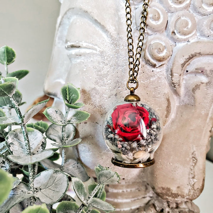 Pendentif avec fleurs - Loyauté & Sagesse