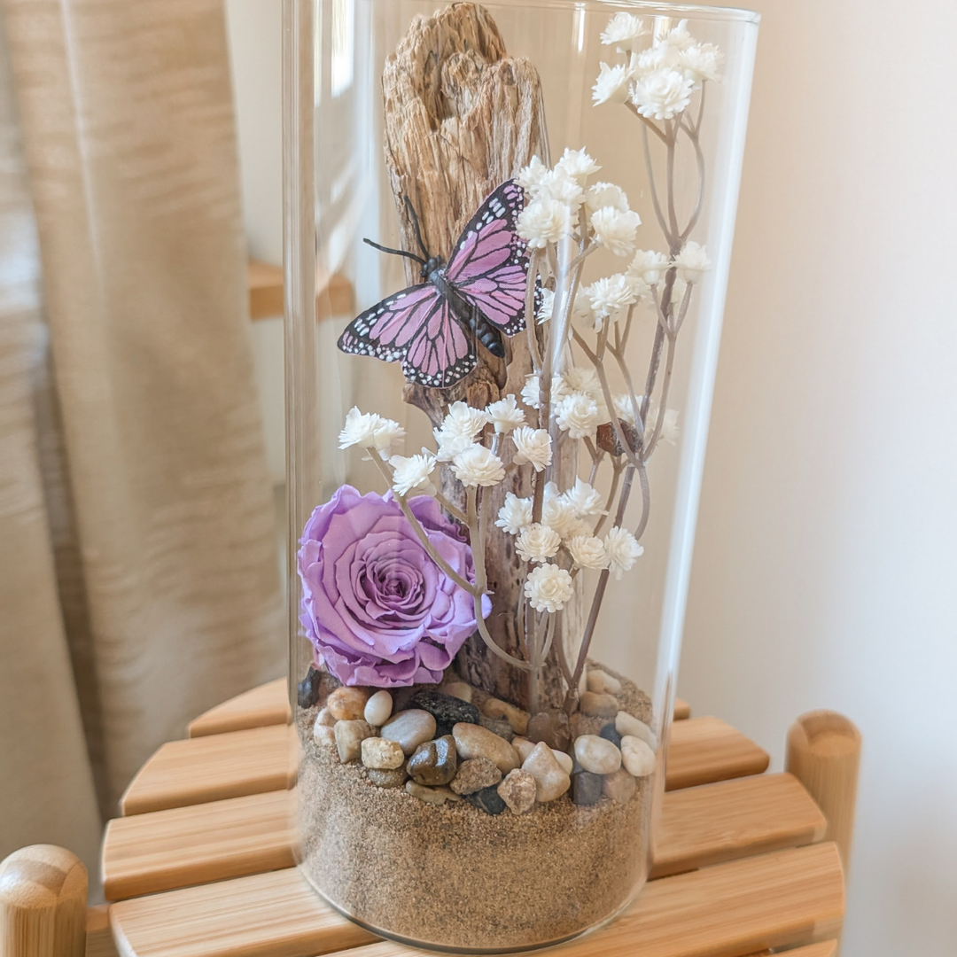 Arrangement floral - Cylindre moyen