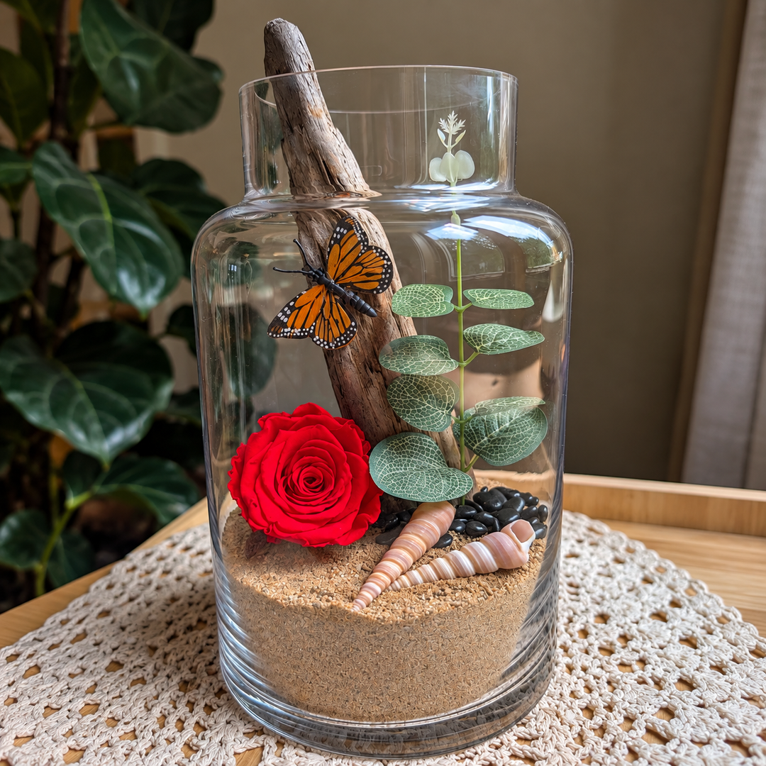 Cadeau passion voyage – Arrangement floral