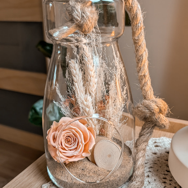 Arrangement floral - Lanterne