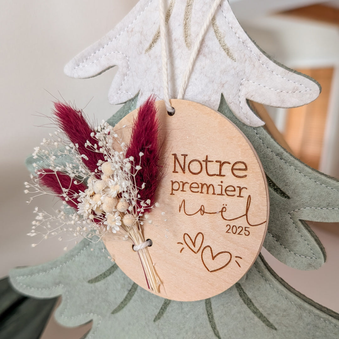 Ornement de Noël - Fleurs séchées