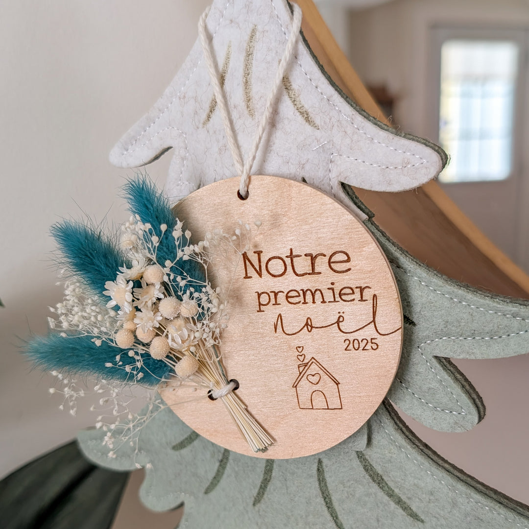 Ornement de Noël - Fleurs séchées