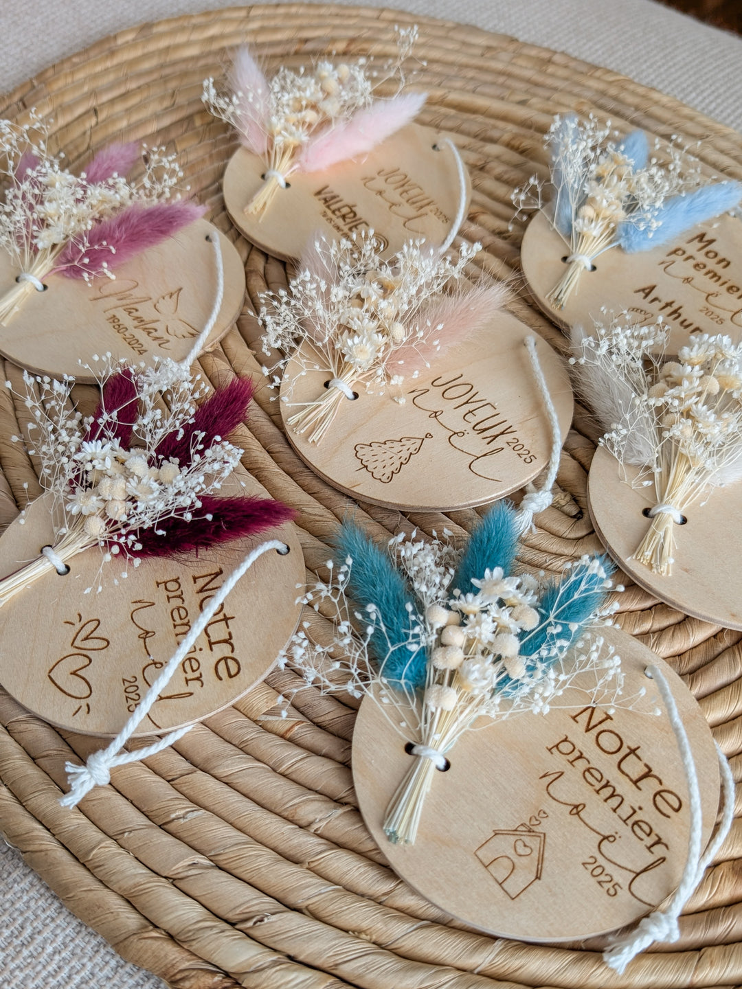 Ornement de Noël - Fleurs séchées