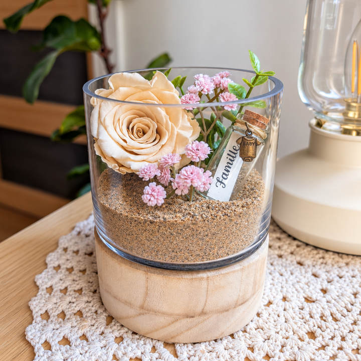 Cadeau baptême – Arrangement floral