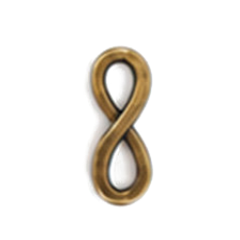 Breloque éternité, symbole de l'infini