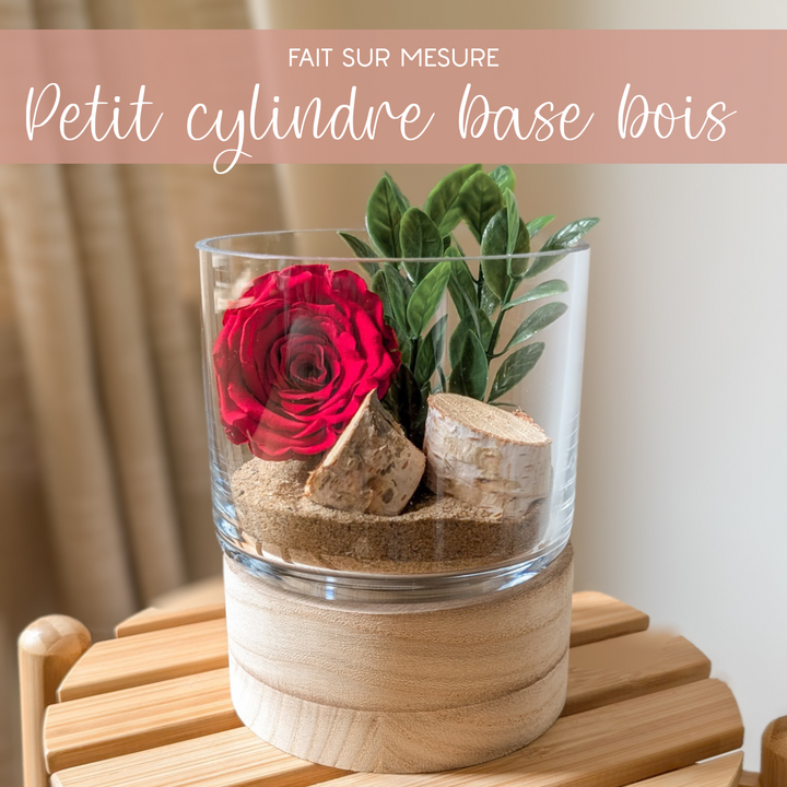 Création florale en rose éternelle, symbole d’amour et de tendresse pour la Saint-Valentin